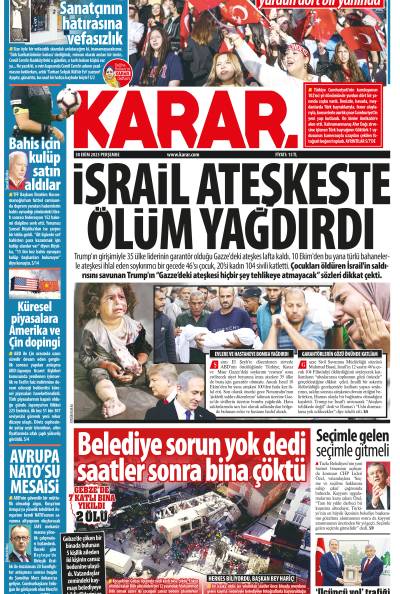 30 Ekim 2025 Perşembe