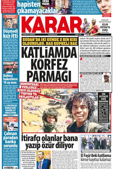 01 Kasım 2025 Cumartesi