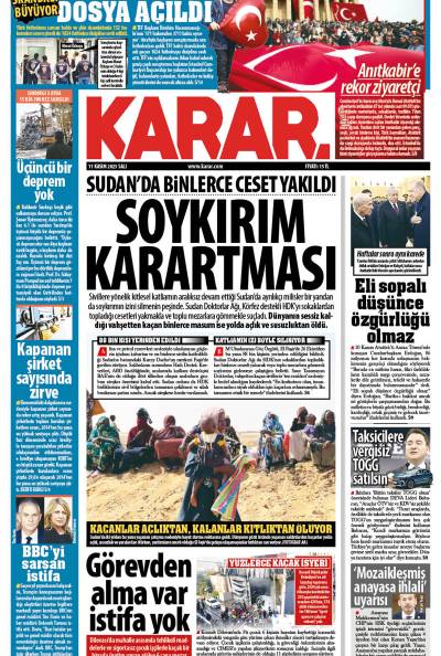 11 Kasım 2025 Salı