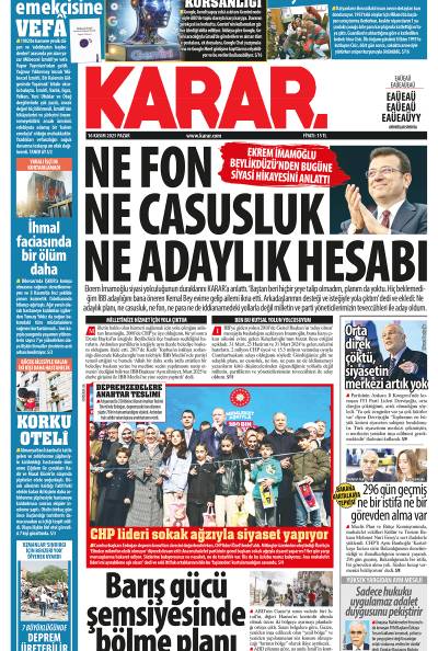 16 Kasım 2025 Pazar