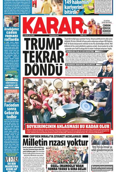 23 Kasım 2025 Pazar