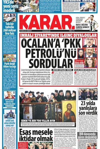 29 Kasım 2025 Cumartesi