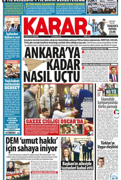 18 Aralık 2025 Perşembe