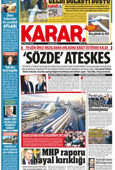 21 Aralık 2025 Pazar