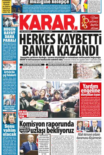 01 Ocak 2026 Perşembe