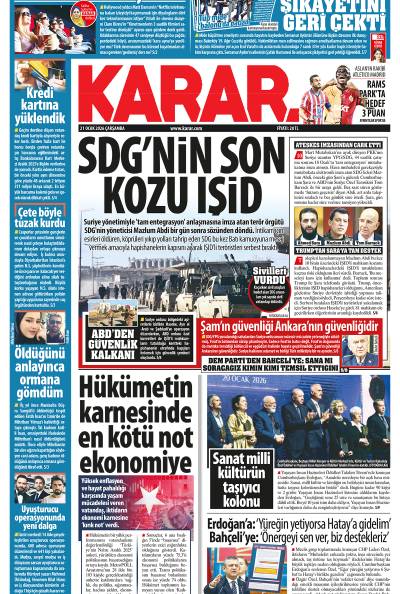 21 Ocak 2026 Çarşamba