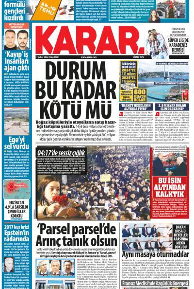 07 Şubat 2026 Cumartesi