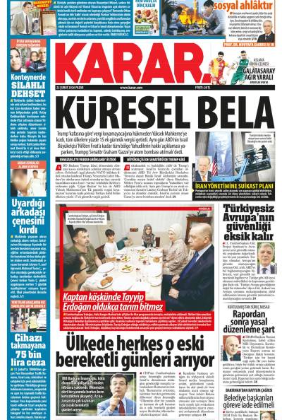 22 Şubat 2026 Pazar