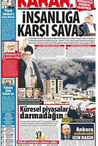 02 Mart 2026 Pazartesi