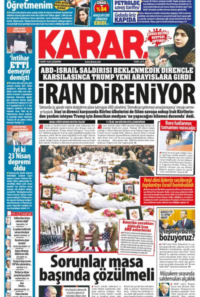 04 Mart 2026 Çarşamba