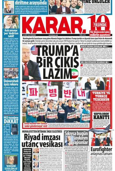 26 Mart 2026 Perşembe