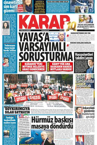 15 Nisan 2026 Çarşamba