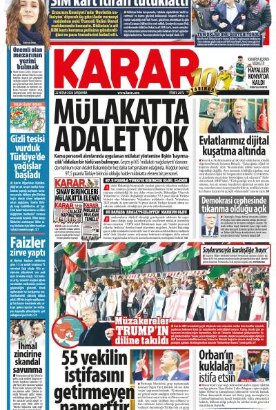 22 Nisan 2026 Çarşamba