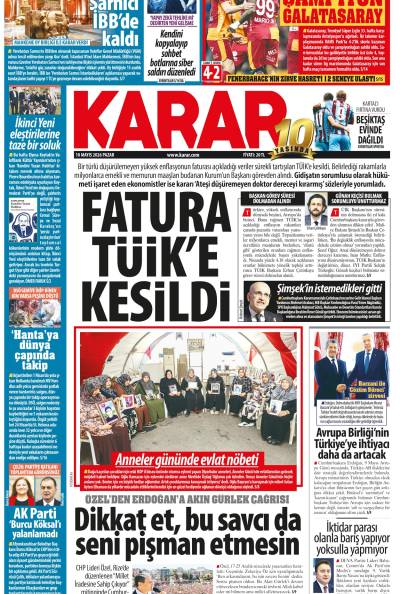 10 Mayıs 2026 Pazar