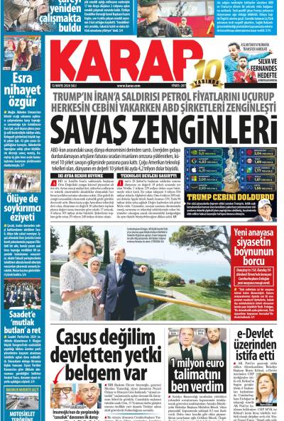 12 Mayıs 2026 Salı