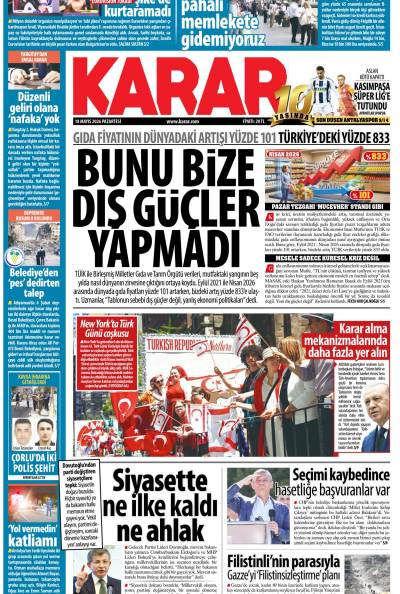 18 Mayıs 2026 Pazartesi