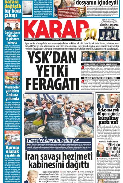 24 Mayıs 2026 Pazar