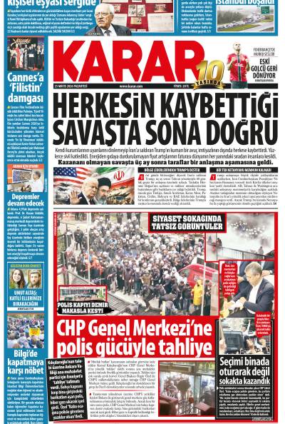 25 Mayıs 2026 Pazartesi