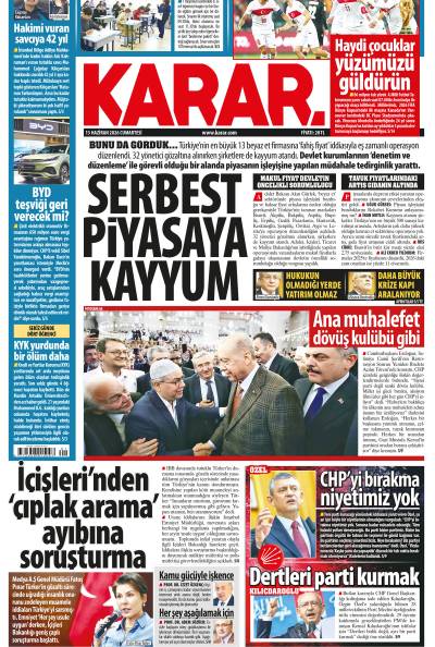 13 Haziran 2026 Cumartesi