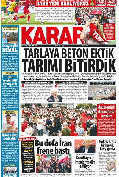 15 Haziran 2026 Pazartesi