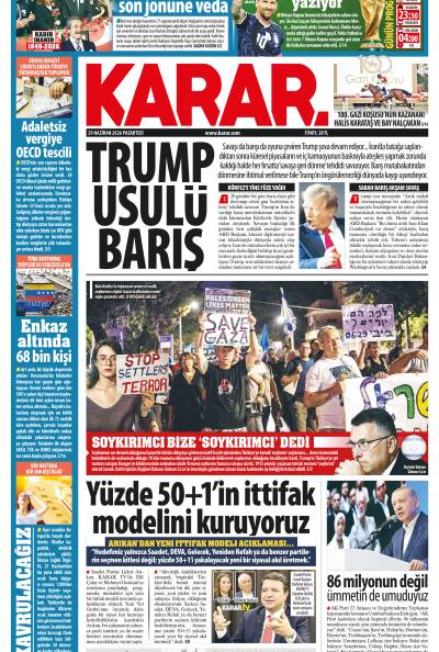 29 Haziran 2026 Pazartesi