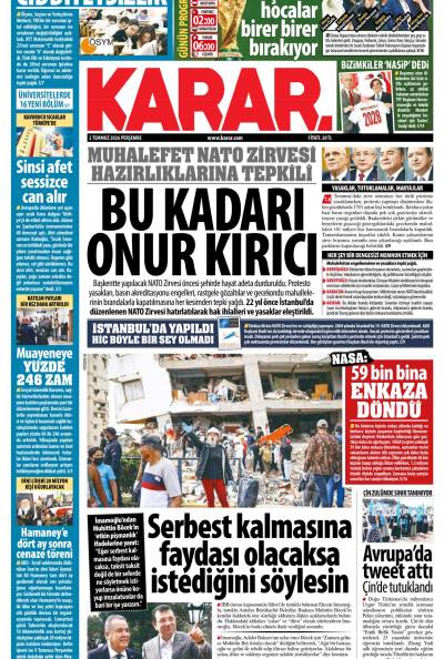 02 Temmuz 2026 Perşembe