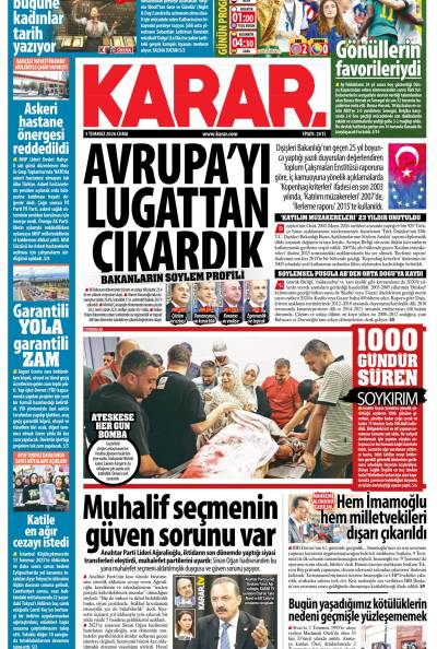 03 Temmuz 2026 Cuma