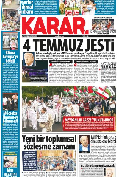 06 Temmuz 2026 Pazartesi