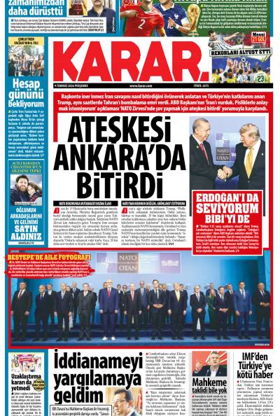 09 Temmuz 2026 Perşembe