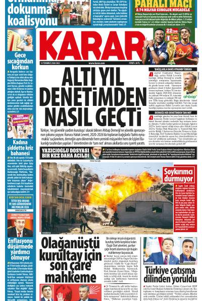 14 Temmuz 2026 Salı