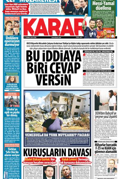 17 Temmuz 2026 Cuma