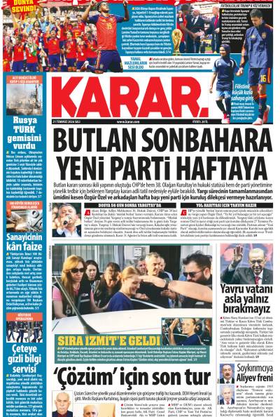 21 Temmuz 2026 Salı