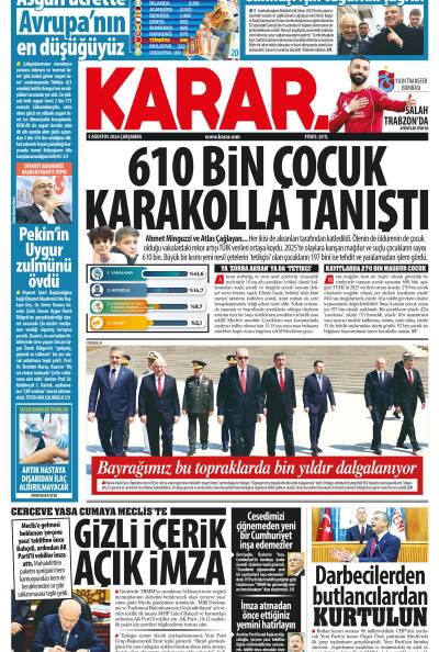 05 Ağustos 2026 Çarşamba