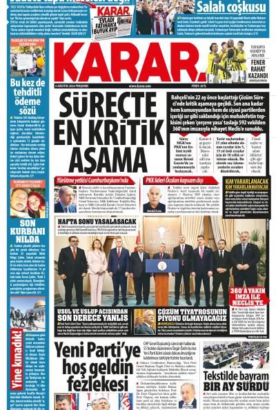 06 Ağustos 2026 Perşembe