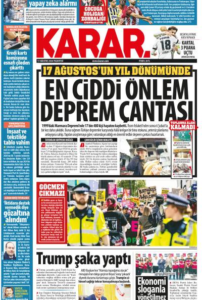 17 Ağustos 2026 Pazartesi