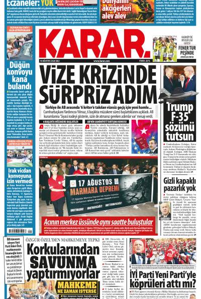 18 Ağustos 2026 Salı