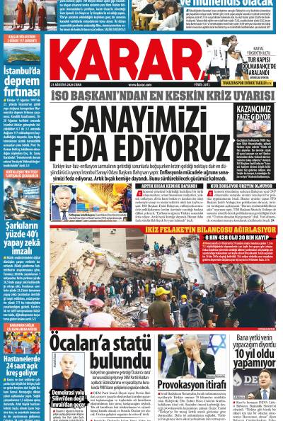 21 Ağustos 2026 Cuma
