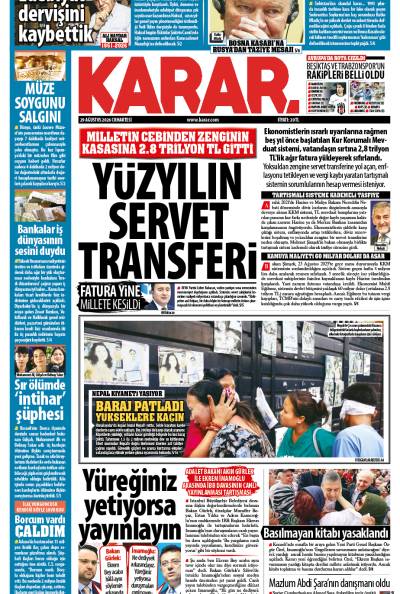 29 Ağustos 2026 Cumartesi