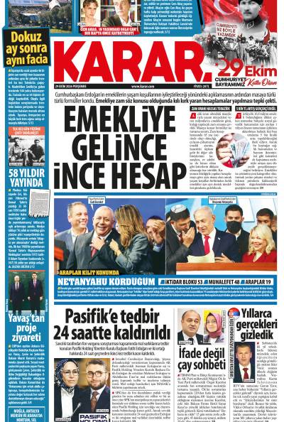 29 Ekim 2026 Perşembe