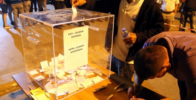 Oyak Renault’ta işe başlama oylaması yarım kaldı