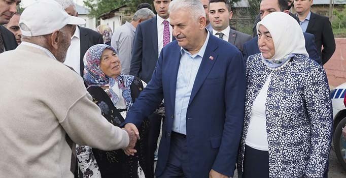 Binali Yıldırım, baba ocağı Erzincan'da