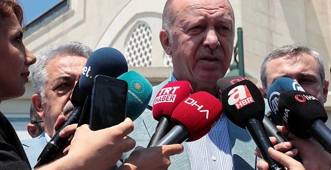 Erdoğan: Kıbrıslı soydaşlarımızı kimseye yedirtmeyiz
