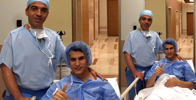 Beşiktaşlı futbolcu Necip Uysal ameliyat oldu