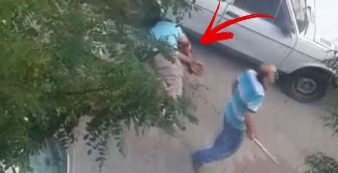 Sokak ortasında 'tecavüzcü' dayağı