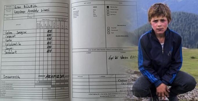 Eren Bülbül'ün anısına karne