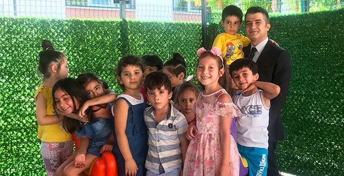 Alperen'in babasına kreşte görev