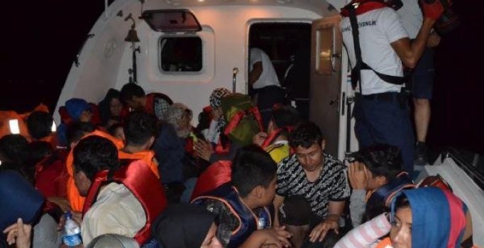 Çanakkale'de 45 kaçak göçmen yakalandı