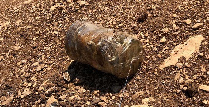 Şırnak'ta yola tuzaklanan iki patlayıcı imha edildi
