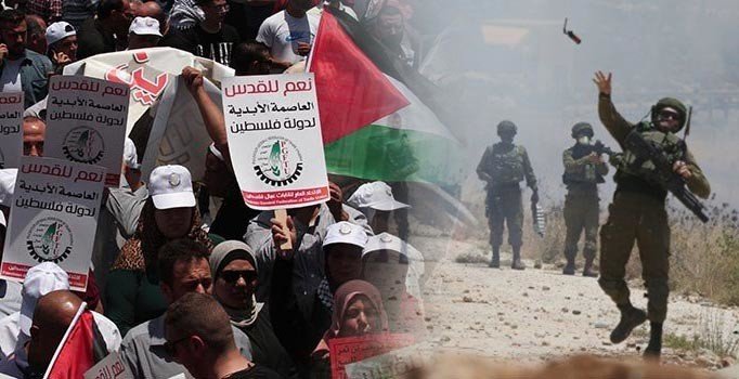 Batı Şeria'da Bahreyn Çalıştayı protesto edildi