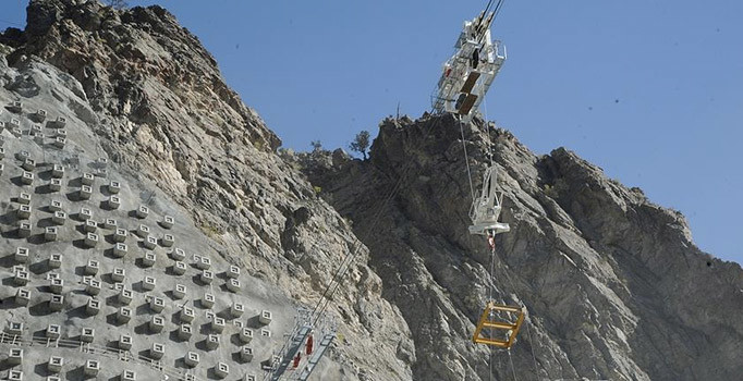 Dünya 3'üncüsü Yusufeli Barajı'ndaki çalışmaların yüzde 55'i tamam